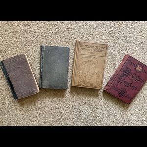 Lot of 4 vintage textbooks